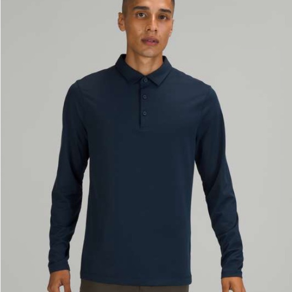 Lululemon Evolution Long Sleeve Polo Men’s S True Navy Pullover